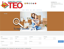 Tablet Screenshot of inmobiliariateo.com